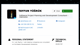 What Tayfunyugruk.com website looked like in 2017 (6 years ago)