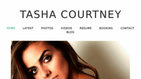 What Tashacourtney.com website looked like in 2017 (6 years ago)