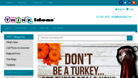 What Thinkideas.com website looked like in 2017 (6 years ago)