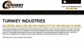 What Turnkeyindustries.com website looked like in 2017 (6 years ago)