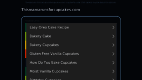What Thismamarunsforcupcakes.com website looked like in 2017 (6 years ago)