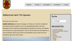 What Tsv-apensen.de website looked like in 2017 (6 years ago)