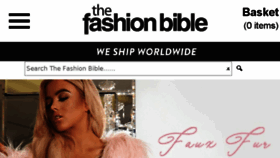 What Thefashionbible.co.uk website looked like in 2017 (6 years ago)