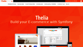 What Thelia.net website looked like in 2017 (6 years ago)