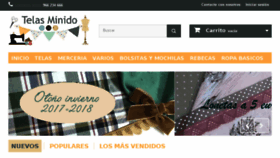 What Telasminido.es website looked like in 2017 (6 years ago)