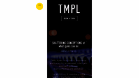 What Tmplgym.com website looked like in 2017 (6 years ago)