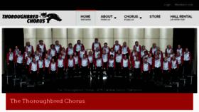 What Thoroughbredchorus.com website looked like in 2017 (6 years ago)