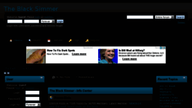 What Theblacksimmer.com website looked like in 2017 (6 years ago)