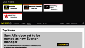 What Talksport.net website looked like in 2017 (6 years ago)
