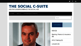 What Thesocialcsuite.net website looked like in 2017 (6 years ago)
