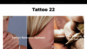 What Tattoo22.com website looked like in 2017 (6 years ago)