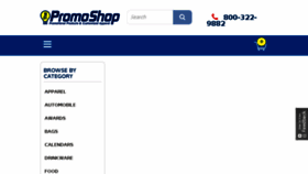 What Thepromoshop.com website looked like in 2017 (6 years ago)