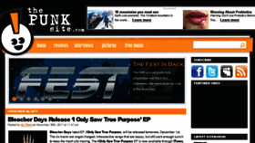 What Thepunksite.com website looked like in 2017 (6 years ago)