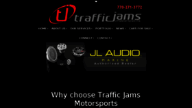 What Trafficjamsmotorsports.com website looked like in 2017 (6 years ago)