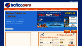 What Traficoperu.com website looked like in 2017 (6 years ago)