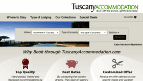 What Tuscanyrental.com website looked like in 2017 (6 years ago)