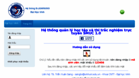 What Testonline.vinhuni.edu.vn website looked like in 2017 (6 years ago)