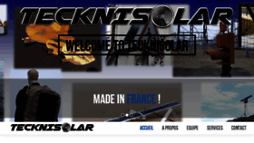 What Tecknisolar.com website looked like in 2017 (6 years ago)
