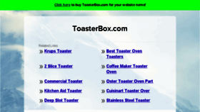 What Toasterbox.com website looked like in 2017 (6 years ago)