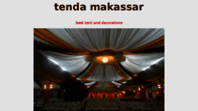 What Tendamakassar.com website looked like in 2017 (6 years ago)