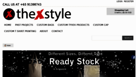 What Thexstyle.com website looked like in 2017 (6 years ago)