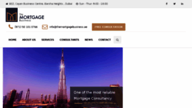 What Themortgagebusiness.ae website looked like in 2017 (6 years ago)