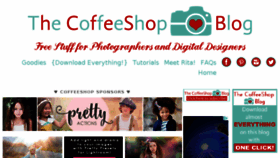 What Thecoffeeshopblog.com website looked like in 2017 (6 years ago)