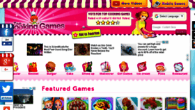 What Topcookinggames.com website looked like in 2017 (6 years ago)