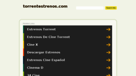 What Torrentestrenos.com website looked like in 2017 (6 years ago)