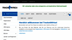What Tracks4africa.de website looked like in 2017 (6 years ago)
