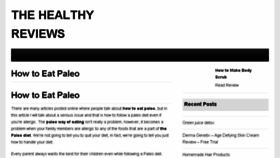 What Thehealthyreviews.com website looked like in 2017 (6 years ago)
