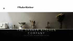 What Theshakerkitchen.co website looked like in 2017 (6 years ago)