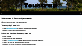 What Toustrup.dk website looked like in 2017 (6 years ago)