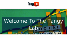 What Tangylab.com website looked like in 2017 (6 years ago)