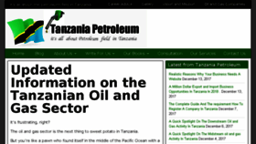What Tanzaniapetroleum.com website looked like in 2017 (6 years ago)