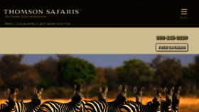 What Thomsonsafaris.com website looked like in 2017 (6 years ago)