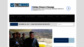 What Thetidings.org website looked like in 2017 (6 years ago)