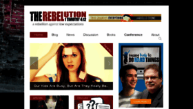 What Therebelution.com website looked like in 2017 (6 years ago)