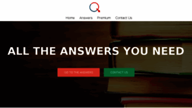 What Theanswers.co website looked like in 2017 (6 years ago)