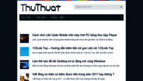 What Thuthuatdoisong.com website looked like in 2017 (6 years ago)