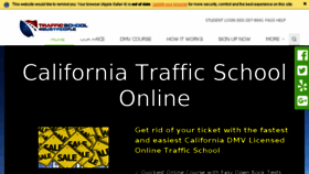What Trafficschool4busypeople.com website looked like in 2017 (6 years ago)