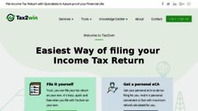 What Tax2win.in website looked like in 2017 (6 years ago)