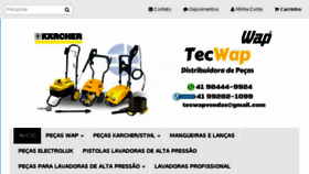 What Tecwap.com.br website looked like in 2017 (6 years ago)
