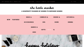 What Thelittlemarket.com website looked like in 2017 (6 years ago)