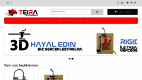 What Teira3d.com website looked like in 2017 (6 years ago)