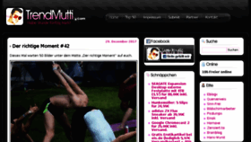 What Trendmutti.com website looked like in 2017 (6 years ago)