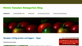 What Tomatenblogger.de website looked like in 2017 (6 years ago)