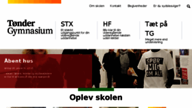 What Toender-gym.dk website looked like in 2017 (6 years ago)