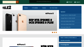 What Tele2online.se website looked like in 2018 (6 years ago)