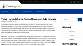 What Transjogja.net website looked like in 2018 (6 years ago)